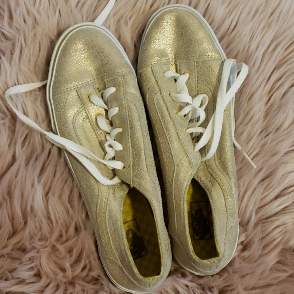 Gold vans